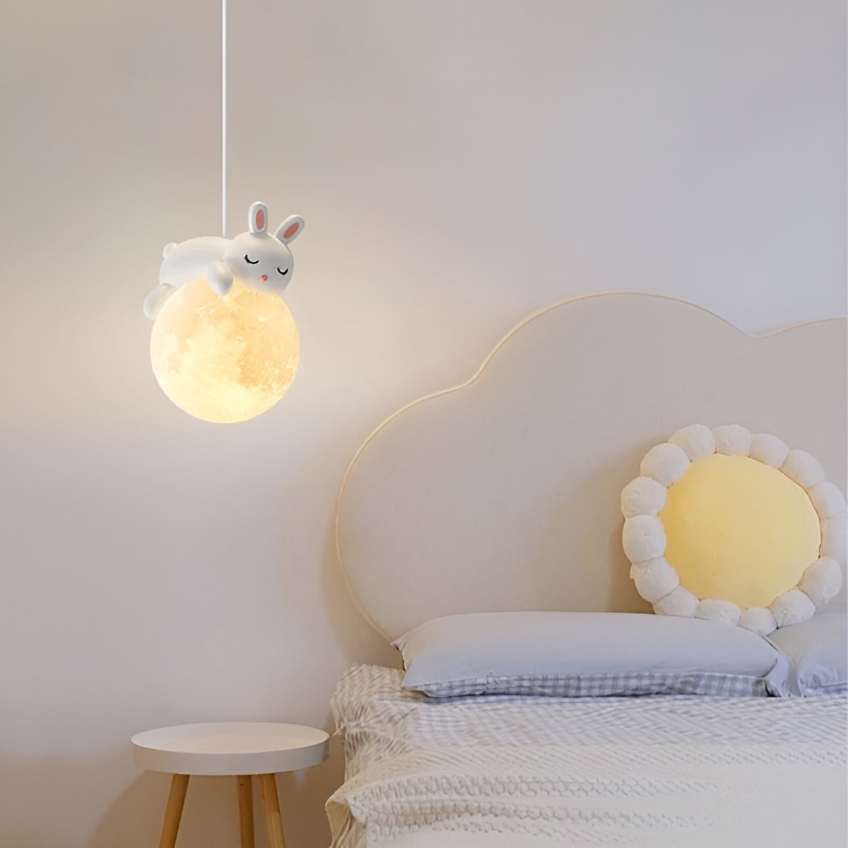 Betoverende Hanglamp voor Kinderen – Maan & Dieren