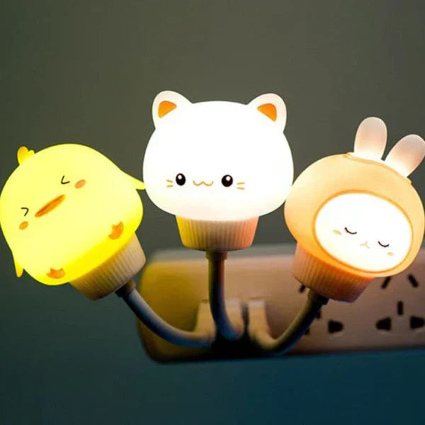 Schattige Nachtlamp met Timer en Afstandsbediening