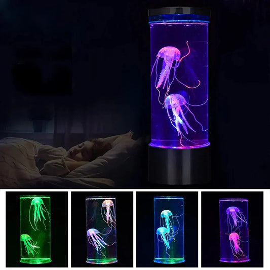 Betoverende LED Meduse Aquarium Lamp