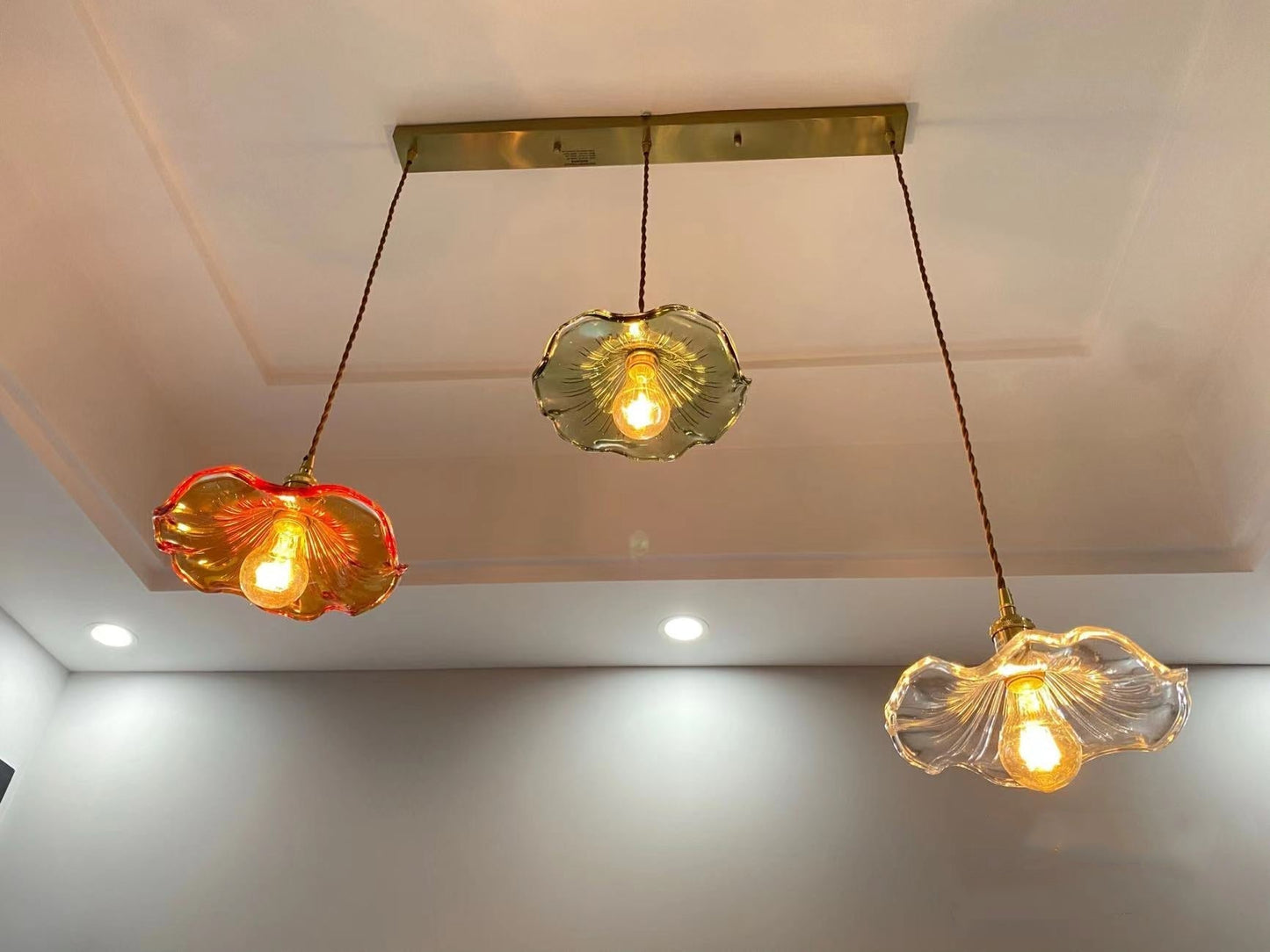 Elegante Scandinavische LED Hanglamp met Koper