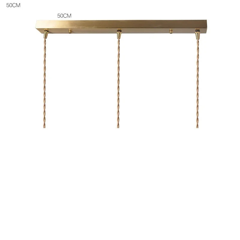 Elegante Scandinavische LED Hanglamp met Koper