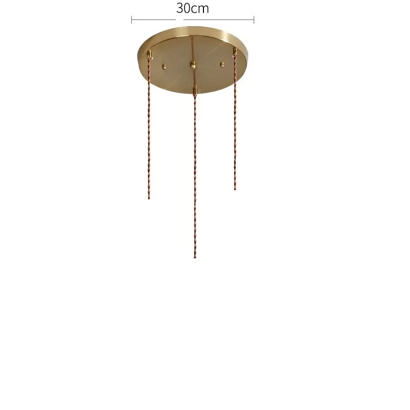 Elegante Scandinavische LED Hanglamp met Koper