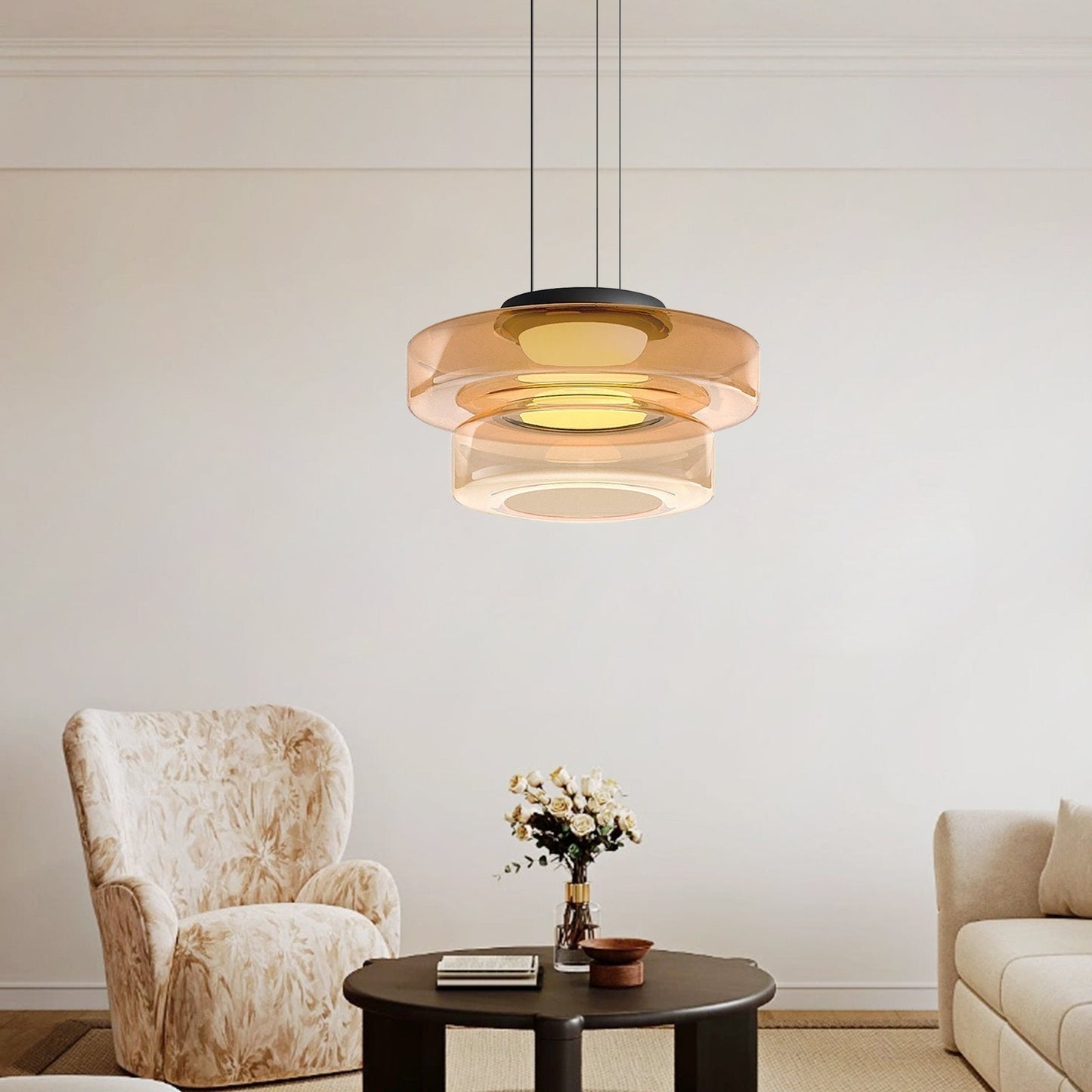 Bauhaus-Inspiratie: Elegante Glas Hanglamp
