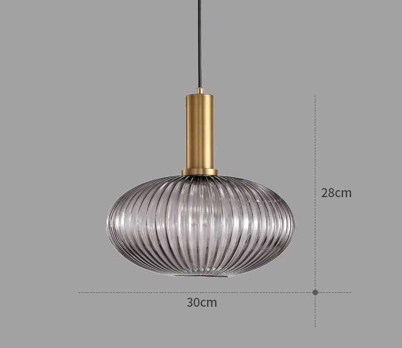 Kleurrijke Vintage Glazen Hanglamp voor Stijlvolle Verlichting
