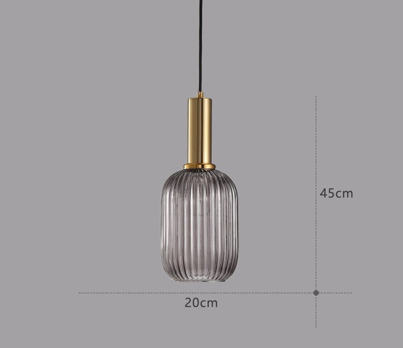 Kleurrijke Vintage Glazen Hanglamp voor Stijlvolle Verlichting