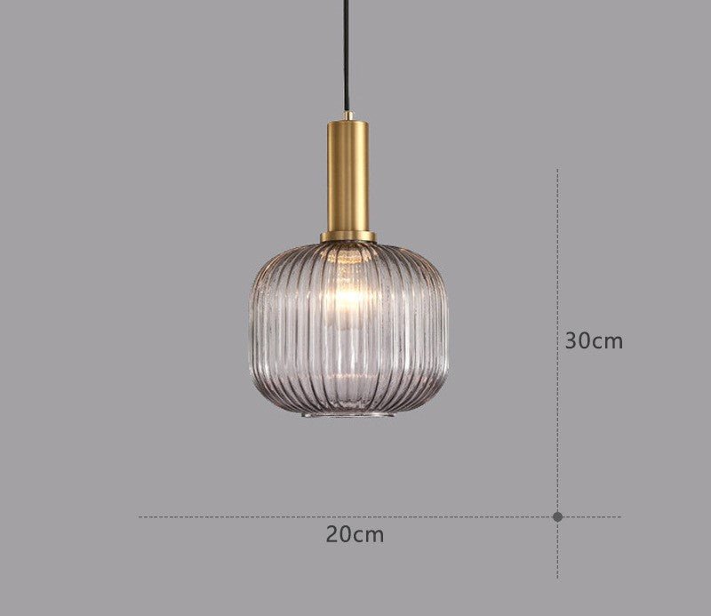 Kleurrijke Vintage Glazen Hanglamp voor Stijlvolle Verlichting