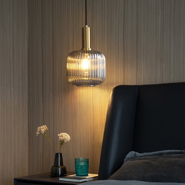 Kleurrijke Vintage Glazen Hanglamp voor Stijlvolle Verlichting