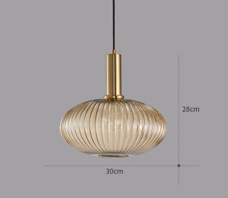 Kleurrijke Vintage Glazen Hanglamp voor Stijlvolle Verlichting