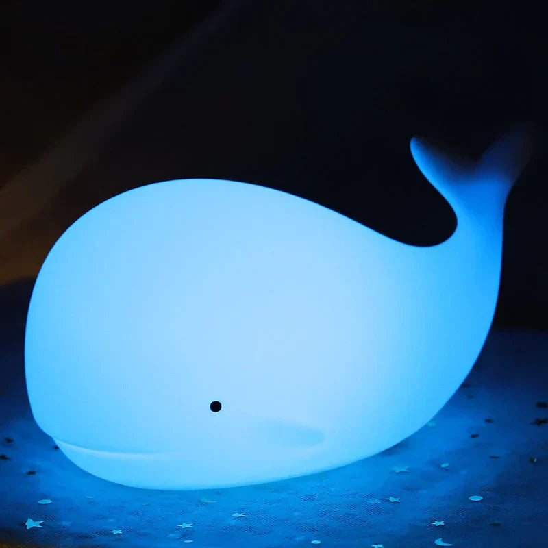 Schattig Walvis Nachtlampje met Kleurverandering