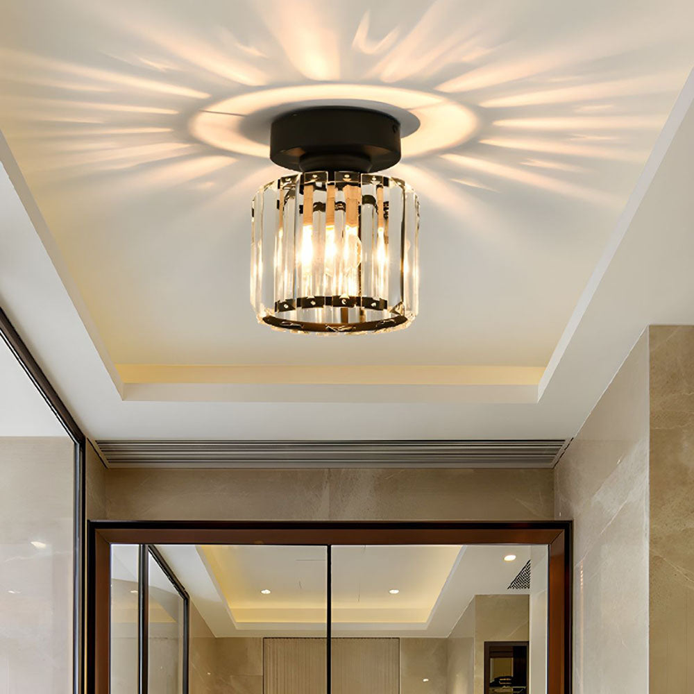 Elegante Kristallen Plafondlamp voor Modern Interieur