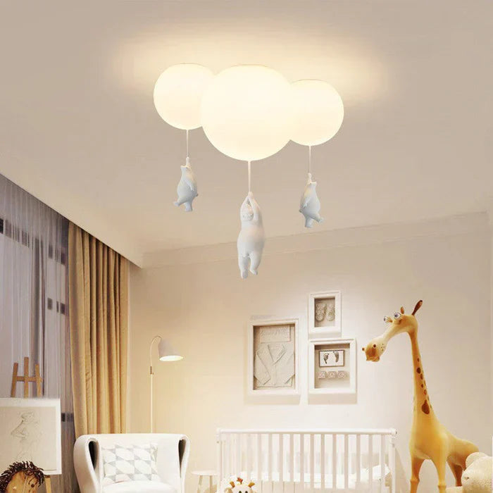 Speelse Beer en Ballon Hanglamp