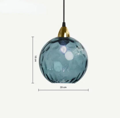 Elegante Glazen Bol Hanglamp voor Sfeervolle Verlichting