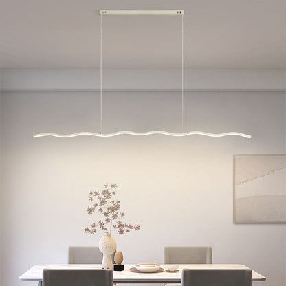 Moderne Verstelbare LED Hanglamp met Golflijnontwerp