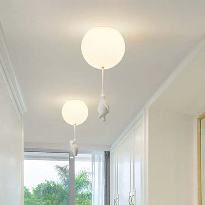 Speelse Beer en Ballon Hanglamp
