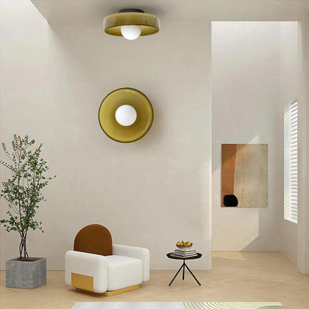 Moderne Ronde Plafondlamp voor Elegante Verlichting