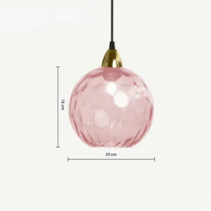 Elegante Glazen Bol Hanglamp voor Sfeervolle Verlichting