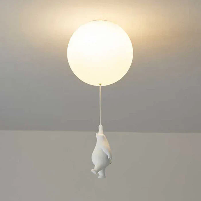 Speelse Beer en Ballon Hanglamp