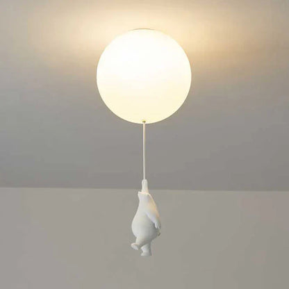 Speelse Beer en Ballon Hanglamp