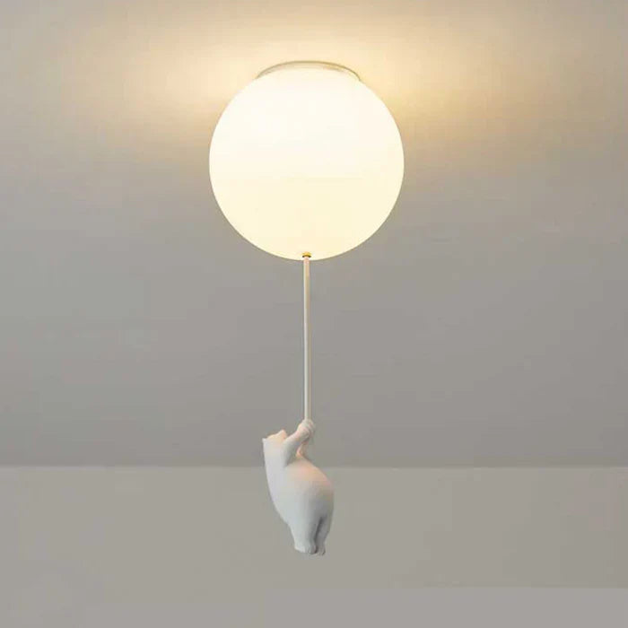 Speelse Beer en Ballon Hanglamp