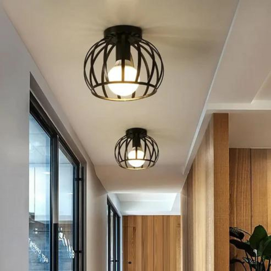 Industriële Plafondlamp met Open Ontwerp