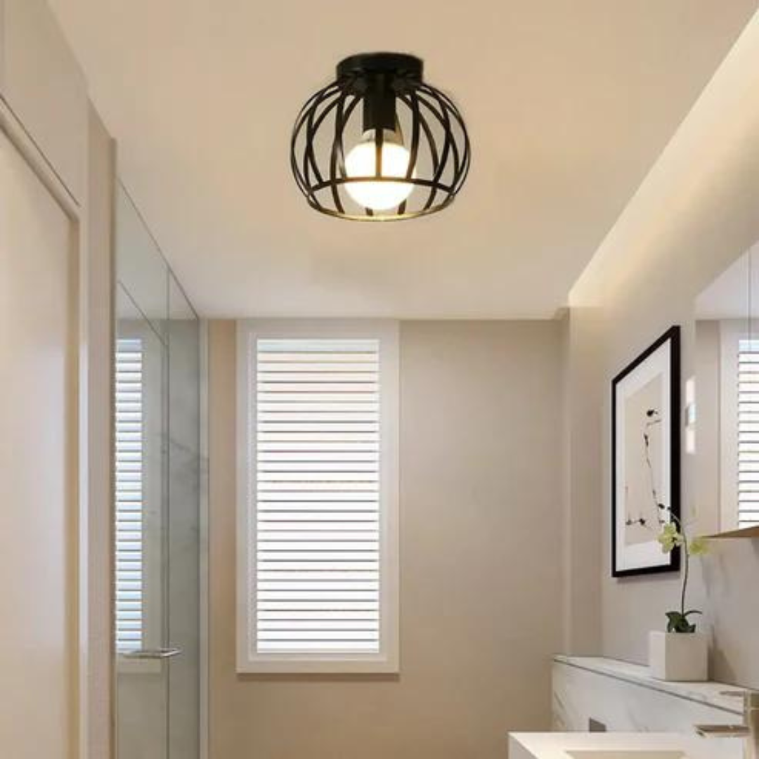Industriële Plafondlamp met Open Ontwerp