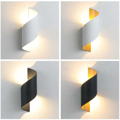 Moderne LED Wandlamp met Spiraalontwerp