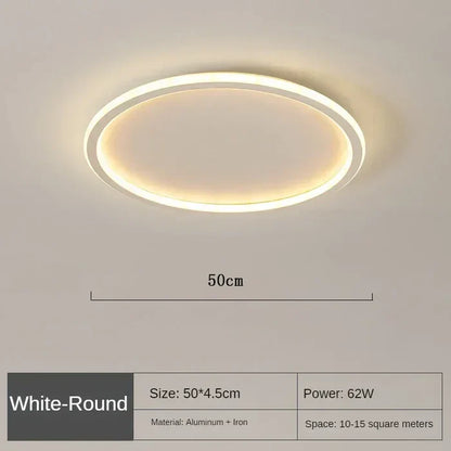 Elegante Scandinavische Ronde Plafondlamp voor Verlichting