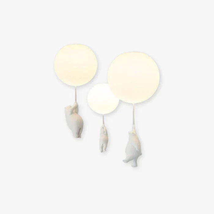 Speelse Beer en Ballon Hanglamp