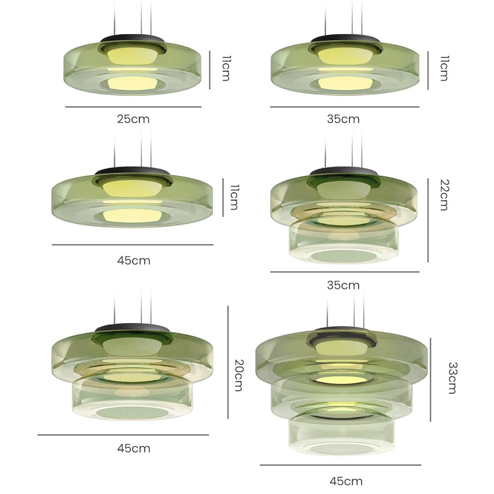 Bauhaus-Inspiratie: Elegante Glas Hanglamp