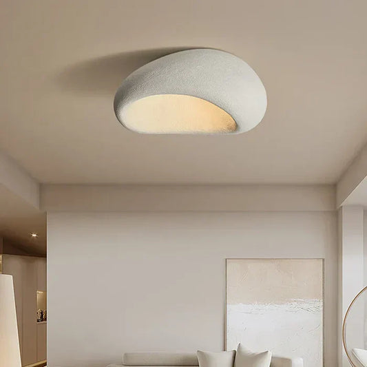 Wabi-Sabi Plafondlamp: Natuurlijke Elegantie en Rust