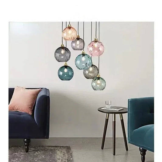 Elegante Glazen Bol Hanglamp voor Sfeervolle Verlichting