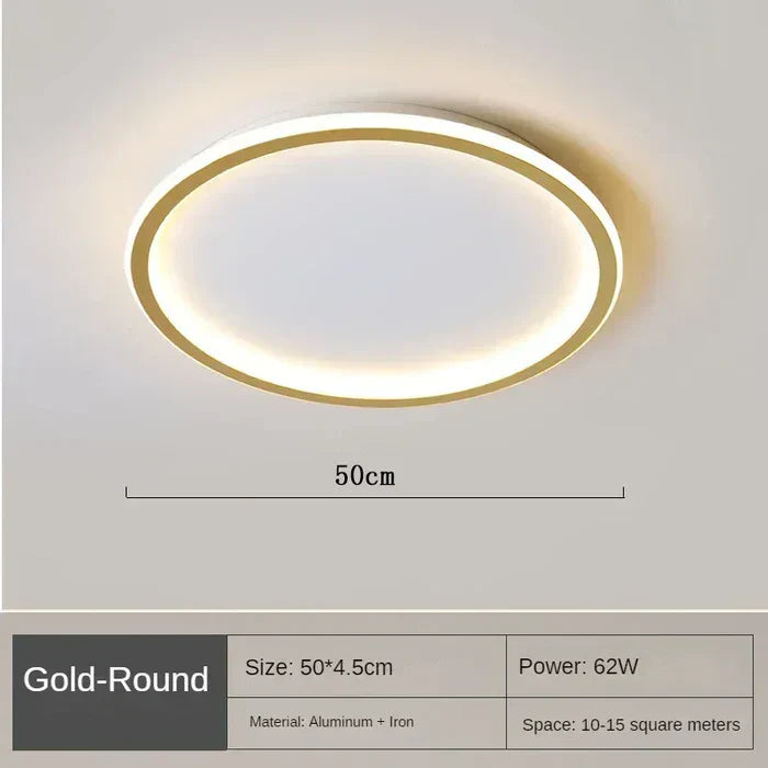 Elegante Scandinavische Ronde Plafondlamp voor Verlichting
