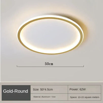 Elegante Scandinavische Ronde Plafondlamp voor Verlichting
