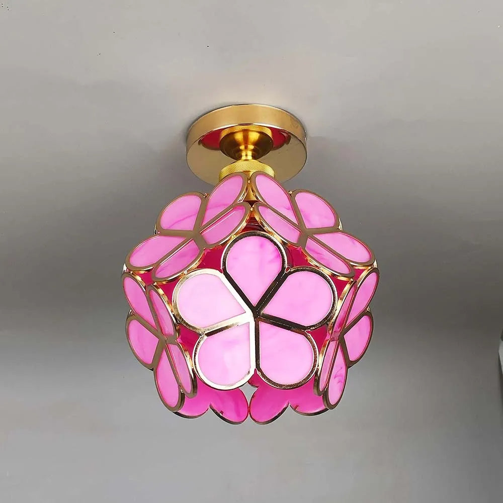 Elegante Bloemige Plafondlamp voor Jouw Interieur