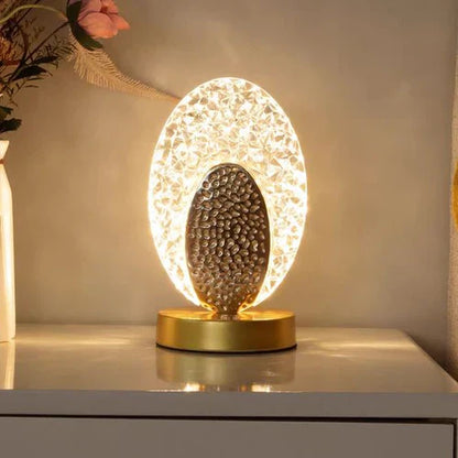 Elegante Draadloze Pauw Tafel Lamp met Verstelbare Verlichting