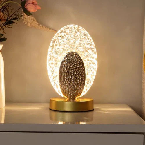 Elegante Draadloze Pauw Tafel Lamp met Verstelbare Verlichting
