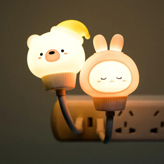 Schattige Nachtlamp met Timer en Afstandsbediening