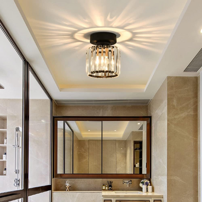 Elegante Kristallen Plafondlamp voor Modern Interieur