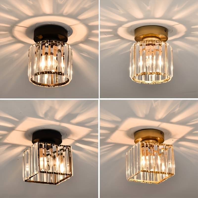 Elegante Kristallen Plafondlamp voor Modern Interieur