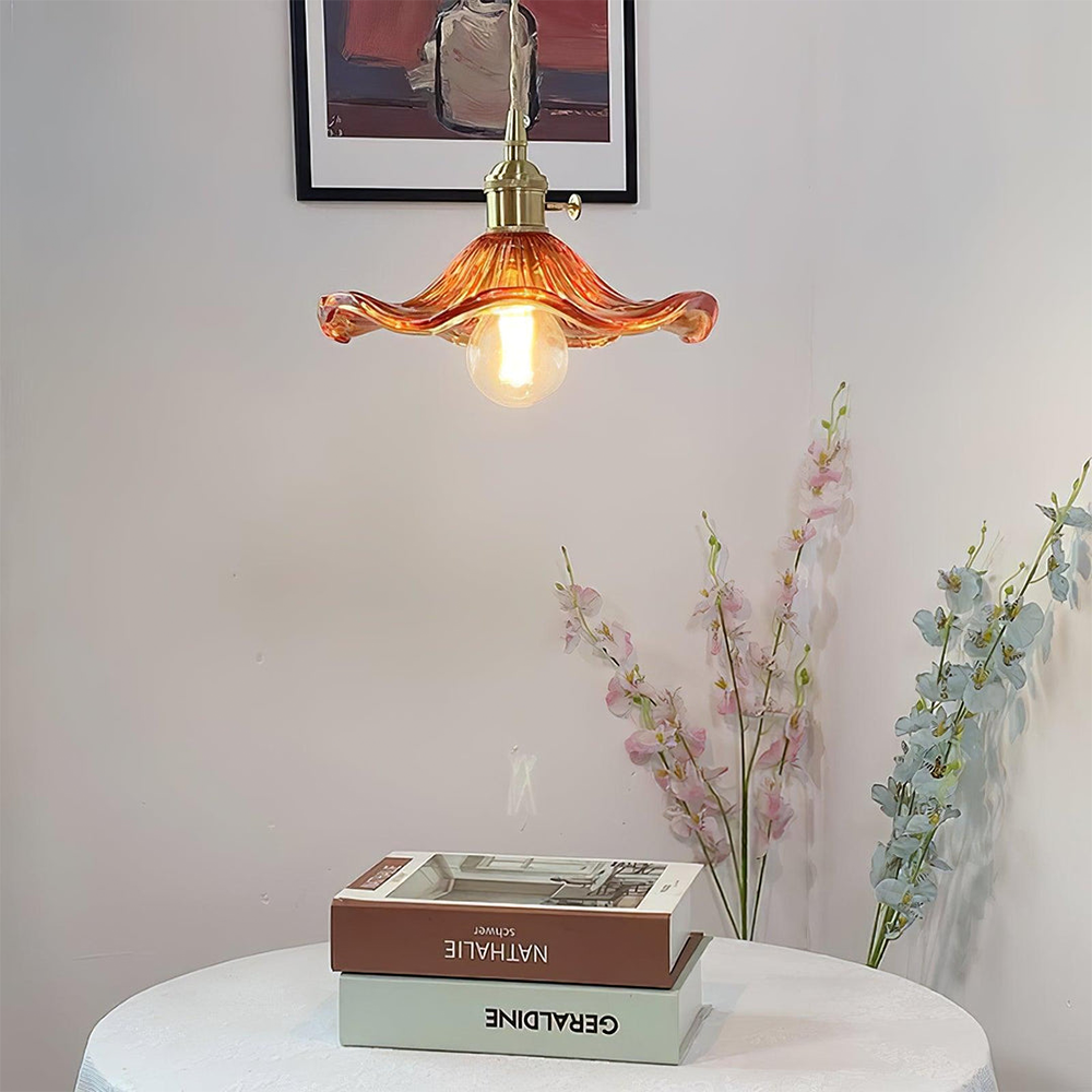 Elegante Hibiscus LED Hanglamp voor Sfeervolle Verlichting
