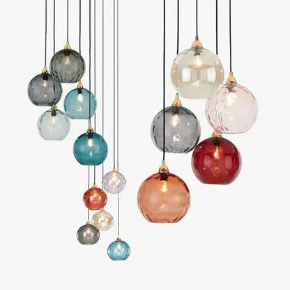 Elegante Glazen Bol Hanglamp voor Sfeervolle Verlichting
