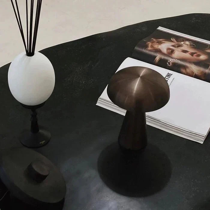 Elegante Draadloze Paddenstoel Tafellamp voor Sfeervolle Verlichting