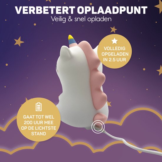 Betoverende Eenhoorn Nachtlamp voor Kinderen