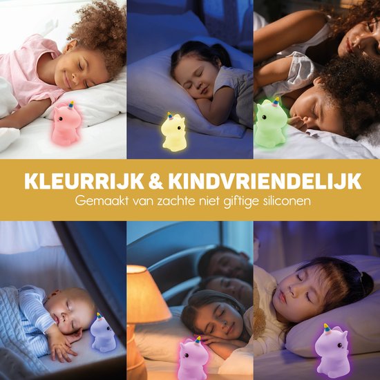 Betoverende Eenhoorn Nachtlamp voor Kinderen