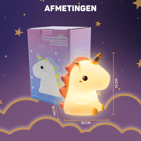 Betoverende Eenhoorn Nachtlamp voor Kinderen