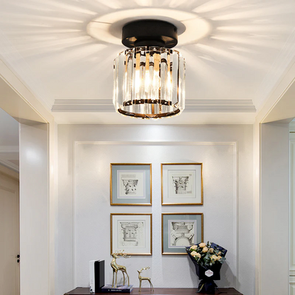 Elegante Kristallen Plafondlamp voor Modern Interieur
