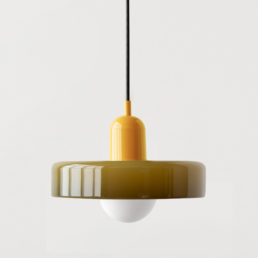 Artistieke Glazen Hanglamp voor Elegante Verlichting