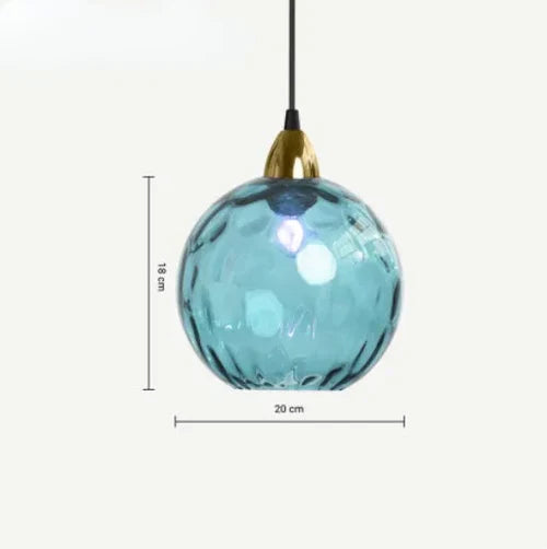 Elegante Glazen Bol Hanglamp voor Sfeervolle Verlichting