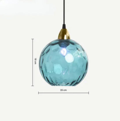 Elegante Glazen Bol Hanglamp voor Sfeervolle Verlichting
