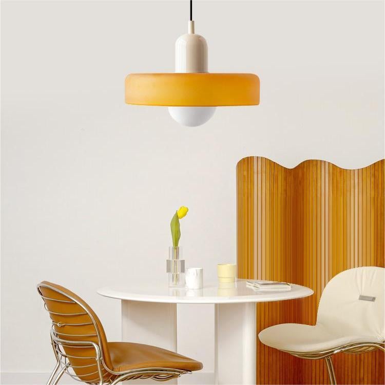 Artistieke Glazen Hanglamp voor Elegante Verlichting